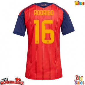 Spain Rodri Hernandez #16 Replica Home Stadium Shirt for Women World Cup 2026 Short Sleeve